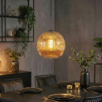 Ripoll Hanglamp, Kogellampje, Hanglamp Goud, 1-licht