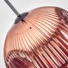 Ripoll Hanglamp, Kogellampje, Hanglamp Koperkleurig, 1-licht