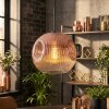 Ripoll Hanglamp, Kogellampje, Hanglamp Duidelijk, Koperkleurig, 1-licht