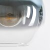 Koyoto Hanglamp, Kogellampje, Hanglamp Blauw, Duidelijk, 3-lichts