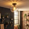 Koyoto Plafondlamp, Kogellampje 20 cm Duidelijk, 1-licht