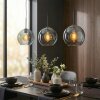 Koyoto Hanglamp, Kogellampje, Hanglamp Blauw, 3-lichts
