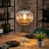 Ripoll Hanglamp, Kogellampje, Hanglamp Chroom, Rookkleurig, 1-licht