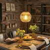 Ripoll Hanglamp, Kogellampje, Hanglamp Goud, Duidelijk, 1-licht