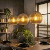 Koyoto Hanglamp, Kogellampje, Hanglamp Goud, 3-lichts