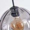 Koyoto Hanglamp, Kogellampje, Hanglamp Rookkleurig, 3-lichts