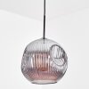 Ripoll Hanglamp, Kogellampje, Hanglamp Rookkleurig, 1-licht