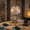 Ripoll Hanglamp, Kogellampje, Hanglamp Amber, Duidelijk, 1-licht