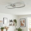 Baiyin Plafondlamp LED Chroom, 1-licht