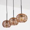 Mulstrand Hanglamp, Hanglamp Bruin, 3-lichts