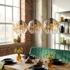 Koyoto Hanglamp, Hanglamp Amber, Duidelijk, 3-lichts