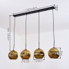 Ripoll Hanglamp, Kogellampje, Hanglamp Goud, 4-lichts