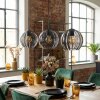 Koyoto Hanglamp, Hanglamp Rookkleurig, 3-lichts