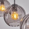 Koyoto Hanglamp, Hanglamp Rookkleurig, 3-lichts