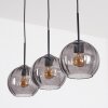 Koyoto Hanglamp, Hanglamp Rookkleurig, 3-lichts