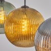 Koyoto Hanglamp, Kogellampje, Hanglamp 30 cm Blauw, Goud, Groen, 3-lichts