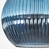 Koyoto Plafondlamp, Kogellampje 25 cm Blauw, 1-licht