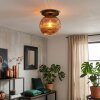 Ripoll Plafondlamp, Kogellampje Koperkleurig, 1-licht