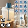 Salgadinho Buiten tafellamp, Tafellamp LED Blauw, 1-licht