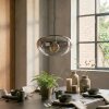 Mertola Hanglamp, Hanglamp Duidelijk, Rookkleurig, 1-licht