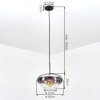 Mertola Hanglamp, Hanglamp Duidelijk, Rookkleurig, 1-licht