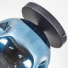 Ripoll Plafondlamp, Kogellampje Blauw, 1-licht