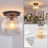 Koyoto Plafondlamp, Kogellampje 25 cm Duidelijk, 1-licht