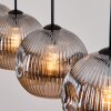 Ripoll Hanglamp, Kogellampje, Hanglamp Rookkleurig, 4-lichts