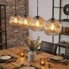 Ripoll Hanglamp, Kogellampje, Hanglamp Amber, Duidelijk, 4-lichts