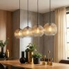 Ripoll Hanglamp, Kogellampje, Hanglamp Amber, Duidelijk, 4-lichts