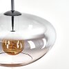 Mertola Hanglamp, Hanglamp Duidelijk, Rookkleurig, 1-licht