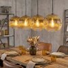 Ripoll Hanglamp, Kogellampje, Hanglamp Goud, Duidelijk, 4-lichts