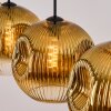 Ripoll Hanglamp, Kogellampje, Hanglamp Goud, Duidelijk, 4-lichts