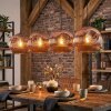 Ripoll Hanglamp, Kogellampje, Hanglamp Koperkleurig, 4-lichts