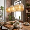 Ripoll Hanglamp, Kogellampje, Hanglamp Amber, 3-lichts