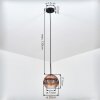 Ripoll Hanglamp, Hanglamp Duidelijk, Koperkleurig, 1-licht