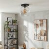 Koyoto Plafondlamp, Kogellampje 30 cm Duidelijk, 1-licht