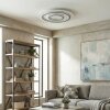 Lidor Plafondlamp LED Grijs, Wit, 1-licht, Afstandsbediening