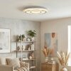 Lidor Plafondlamp LED Grijs, Wit, 1-licht, Afstandsbediening