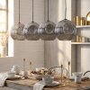 Ripoll Hanglamp, Kogellampje, Hanglamp Rookkleurig, 4-lichts