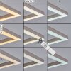 Kelar Plafondlamp LED Antraciet, Zwart, 1-licht, Afstandsbediening