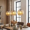 Ripoll Hanglamp, Kogellampje, Hanglamp Amber, 3-lichts
