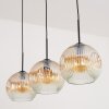 Ripoll Hanglamp, Kogellampje, Hanglamp Amber, Duidelijk, 3-lichts