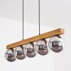 Gastor Hanglamp, Kogellampje, Hanglamp Natuurlijke kleuren, Zwart, 5-lichts