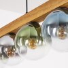 Gastor Hanglamp, Kogellampje, Hanglamp Natuurlijke kleuren, Zwart, 5-lichts
