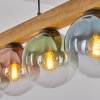 Gastor Hanglamp, Kogellampje, Hanglamp Natuurlijke kleuren, Zwart, 5-lichts