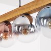 Gastor Hanglamp, Kogellampje, Hanglamp Natuurlijke kleuren, Zwart, 5-lichts