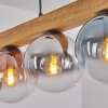 Gastor Hanglamp, Kogellampje, Hanglamp Natuurlijke kleuren, Zwart, 5-lichts
