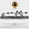 Ripoll Hanglamp, Kogellampje, Hanglamp Goud, 3-lichts