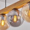 Gastor Hanglamp, Kogellampje, Hanglamp Natuurlijke kleuren, Zwart, 5-lichts